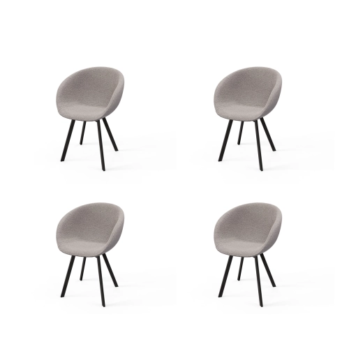 Krzesło KR-500 Ruby Kolory Tkanina Abriamo 02 Boucle Design Italia 2025-2030